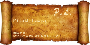 Pilath Laura névjegykártya